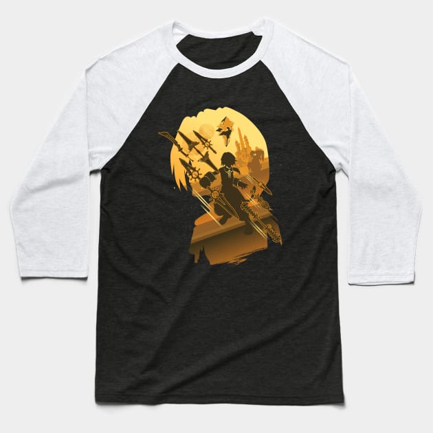 Protagonist Zidane Baseball T-Shirt by HyperTwenty